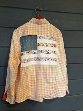 Flag Button-Up Eddie Bauer Flannel